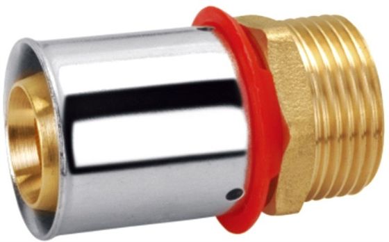 Brass Male Union Fitting PF3003 Konektor Lurus Kompresi