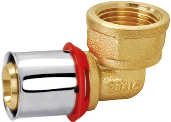 Brass Compression Female Elbow Fitting PF3005 16x1/2