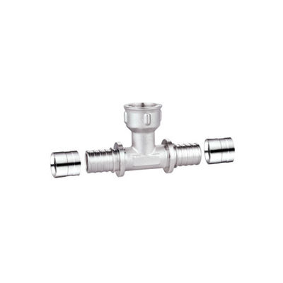 Konektor Wanita Lurus Kuningan Tempa 16mm 20mm 25mm Untuk Pipa PEX