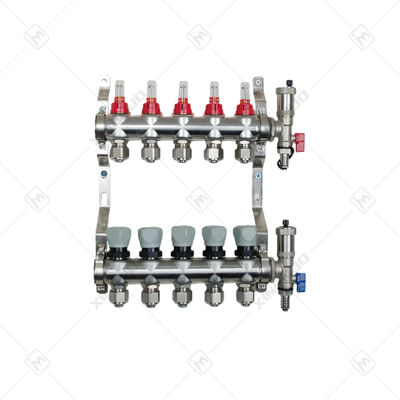 Polished atau Matte stainless steel manifolds bervariasi dengan ukuran Tekanan nominal hingga 6000 PSI Komponen industri tahan lama