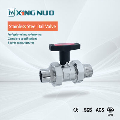 Ball Valve Stainless Steel dengan Ujung Koneksi Flange untuk Rentang Suhu 20C hingga 200C dan Peringkat Tekanan Hingga 1000 PSI dengan Material Seal PTFE