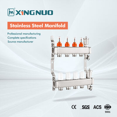Peringkat Temperatur Hingga 250°F Manifold Kuningan 4 Port Inci Ukuran 3/4×16 2 3/4×16 3 3/4×16 4 Ideal Untuk Sistem Kontrol Cairan